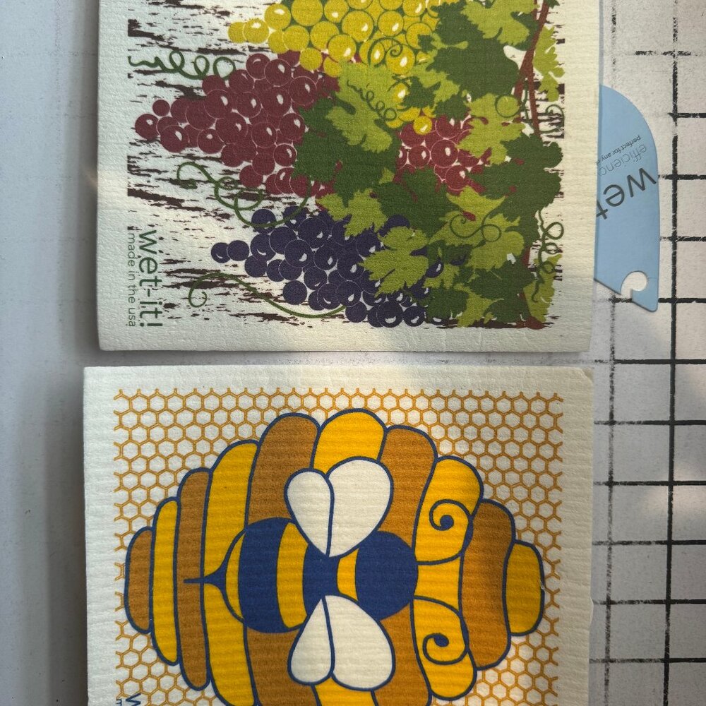 Wet-It! Swedish Treasures Dishcloth & Cleaning Cloth -Set of 2